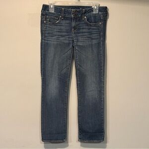 American Eagle Blue Women's Jeans Size 4 Stretch